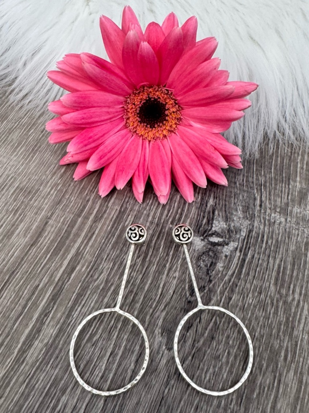 🌸BRIGHTON Retired Mingle Circle Drop Post Earrings